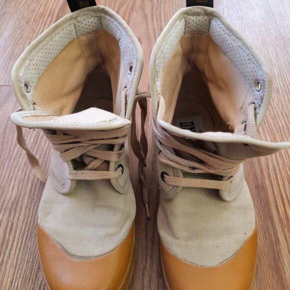 Vintage 90s Michiko London Ankle Boots Size 7 Koshino Pucka Steppa High Top - Picture 13 of 16